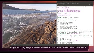 Allegro 5: Simple 360 Video Viewer (allegro5/C/GLSL)