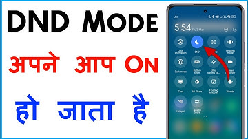 DND Mode Apne Aap On Ho Jata Hai | Do Not Disturb Mode Automatically Turns On Problem