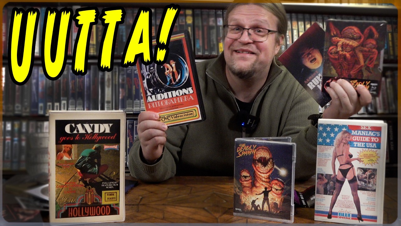 Löytyi Deadly Spawn 4K ja muita uusia VHS ja Blu-ray leffoja!