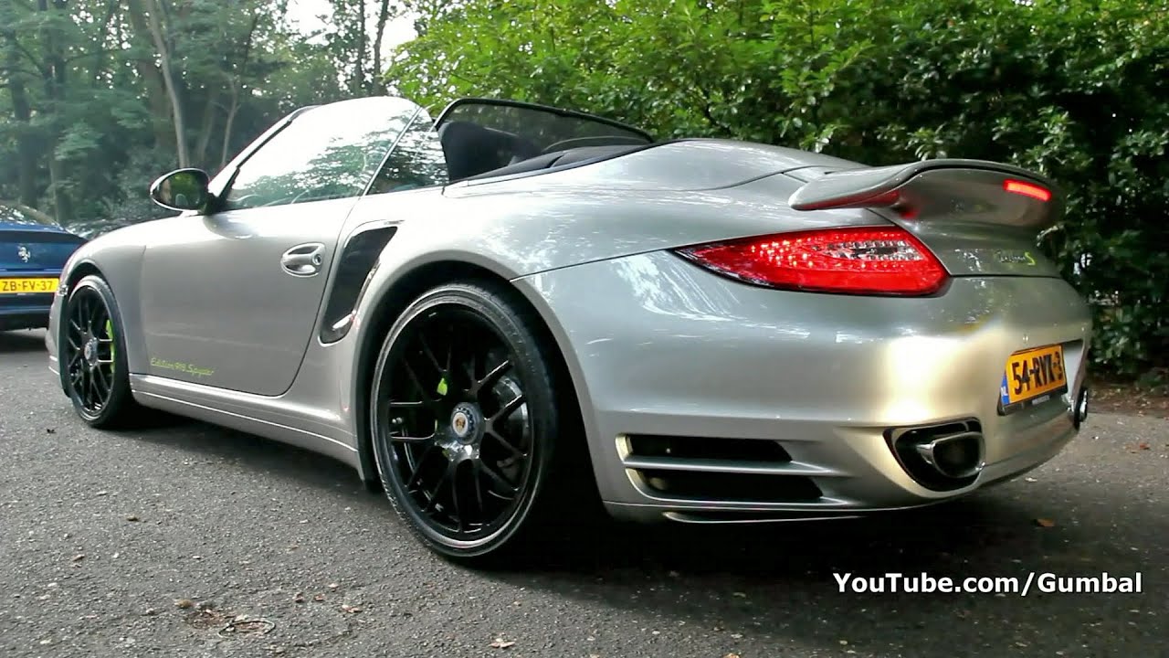 Porsche 997 Turbo S Cabriolet 918 Spyder Edition In Action 1080p Hd