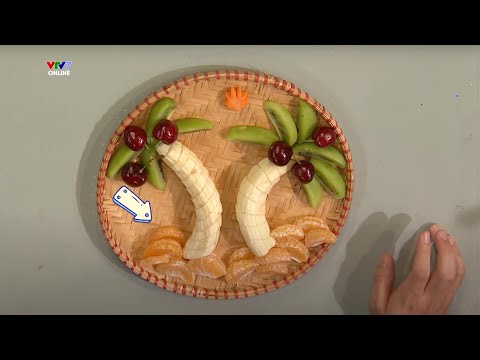Sáng tạo cách xếp hoa quả cùng các bé