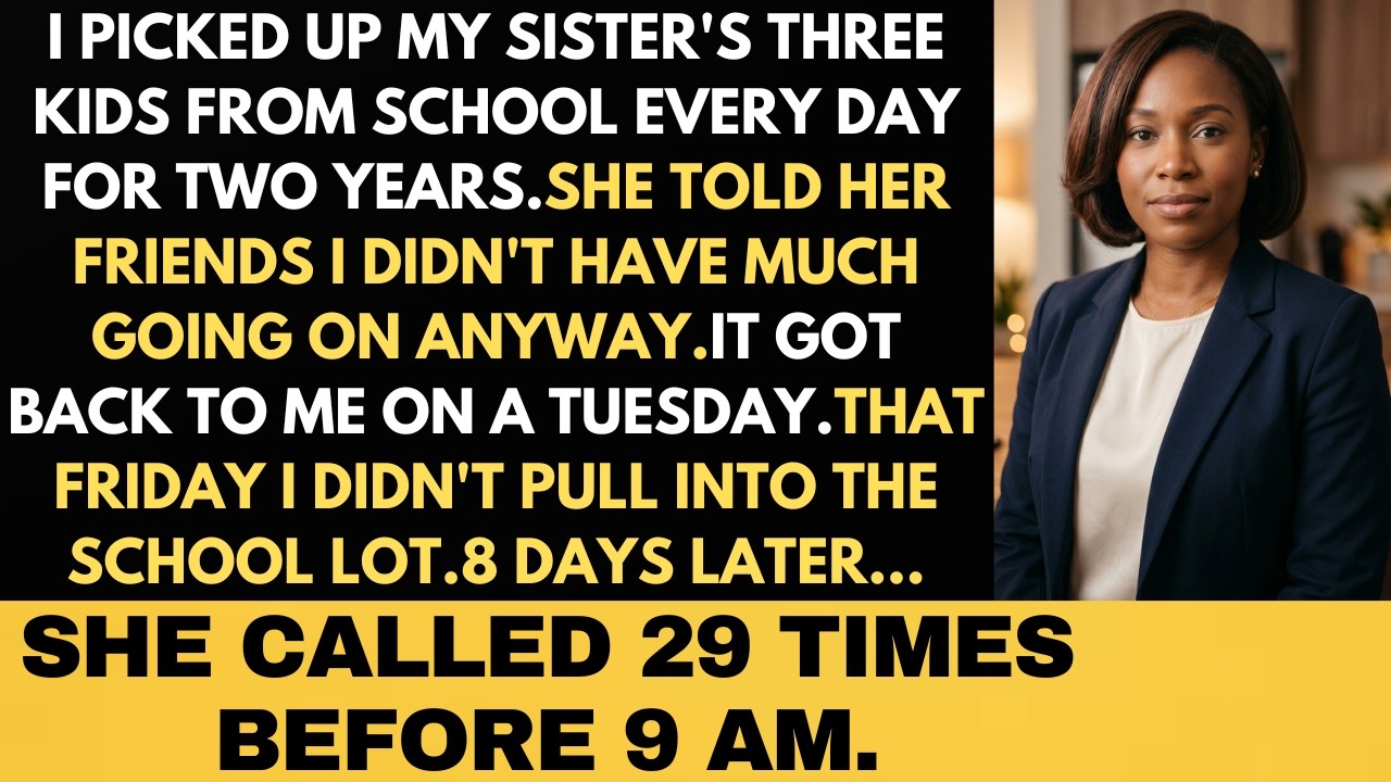 I Stopped Picking Up My Sister's Kids Every Day After School — Her Life ...