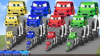 Big & Small Colors Tow Mater vs Trains Thomas BeamNG.Drive#gameplay#loduwin
