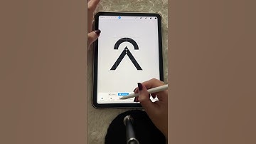 Create a Stunning AG Monogram with Procreate Design Process Step-by-Step #Monogram #Procreate