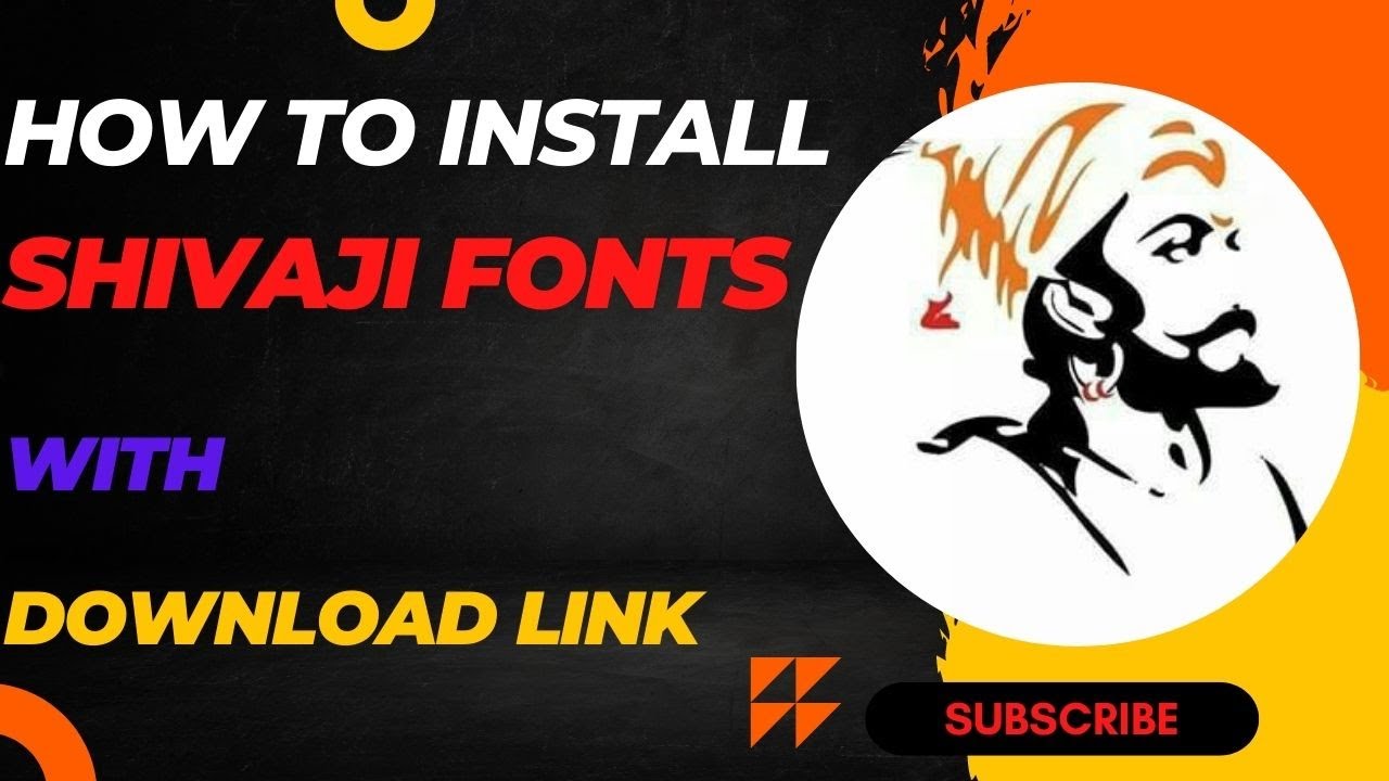 How to install Shivaji font in laptop desktop  How to install Shivaji font in windows 78181011