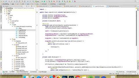 25 Android Studio Firebase Tutorial   Simple Blog App   Login   Sign In   Part 8