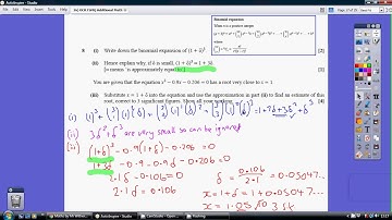 16) OCR FSMQ Additional Maths - 6 June 2016 Q8