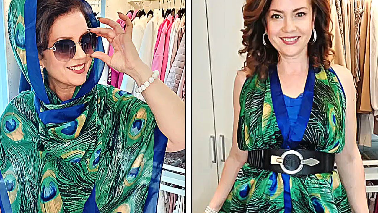 5 Awesome Ideas for Turning One Scarf into Different Styles of Clothing | Tips & Hacks for Women #50