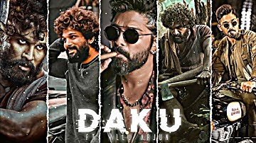 ALLU ARJUN - DAKU EDIT | Allu Arjun Edit | Daku Edit | Daku Song Edit #edit #alluarjun