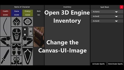 Open 3D Engine (O3DE) and Lua: Change the UI-canvas Image-Element when you pick up an item