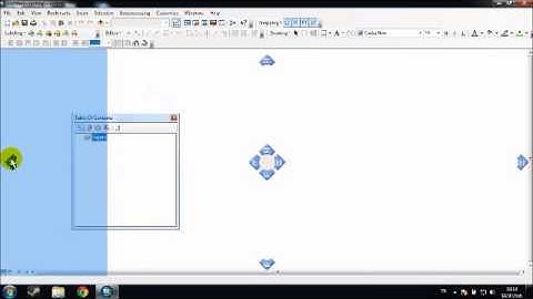 การเปิดโปรแกรม ArcMap10 และการเรียกใช้เครื่องมือ ArcCatalog และ ArcToolbox