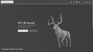 Web Curriculum Vitae Template Pure CSS & Html Free