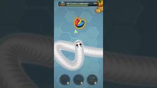 Worms Zone io Hungry Snake Game No death mod apk gameplay video 29 ઑગસ્ટ, 2025 screenshot 3