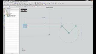 Siemens NX 9 Teste de mecanismo 2d com animate dimension mode