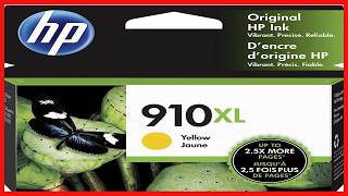 HP Original 910XL Yellow Ink Cartridge Reliable, Vibrant Prints Every Time