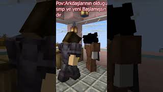 Pov Arkadaşlarının Oldu Smp Ye Yeni Başlamışsındır Şfetbeniöneçıkar