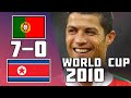 Portugal VS Korea DPR 7-0 Goals & Highlights | World Cup 2010