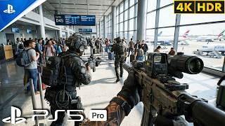 (PS5) Passenger Plane Hijacked | Ultra Immersive Gameplay [4K60FPS] Call of Duty screenshot 4