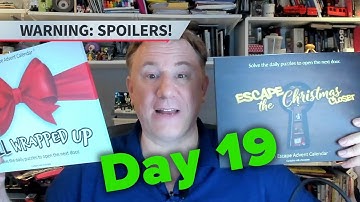 Escape Advent Calendars Day 19 - All Wrapped Up and Escape the Christmas Closet