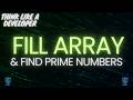How Apps Filter Data in C++ | Find Prime Numbers in an Array