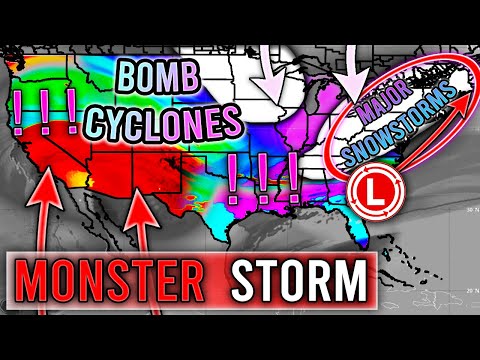Upcoming HISTORIC Blizzard? Potential MONSTER Snowstorm, BOMB Cyclone, 3 + Feet of Snow