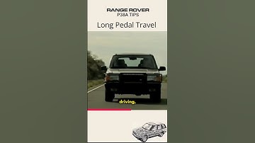 Range Rover P38A - Looooong Pedal Travel! #shorts #rangerover #howto