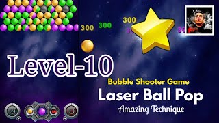 Level 10 | Bubble Shooter Game | Laser Ball Pop | Monowar's Gaming screenshot 5