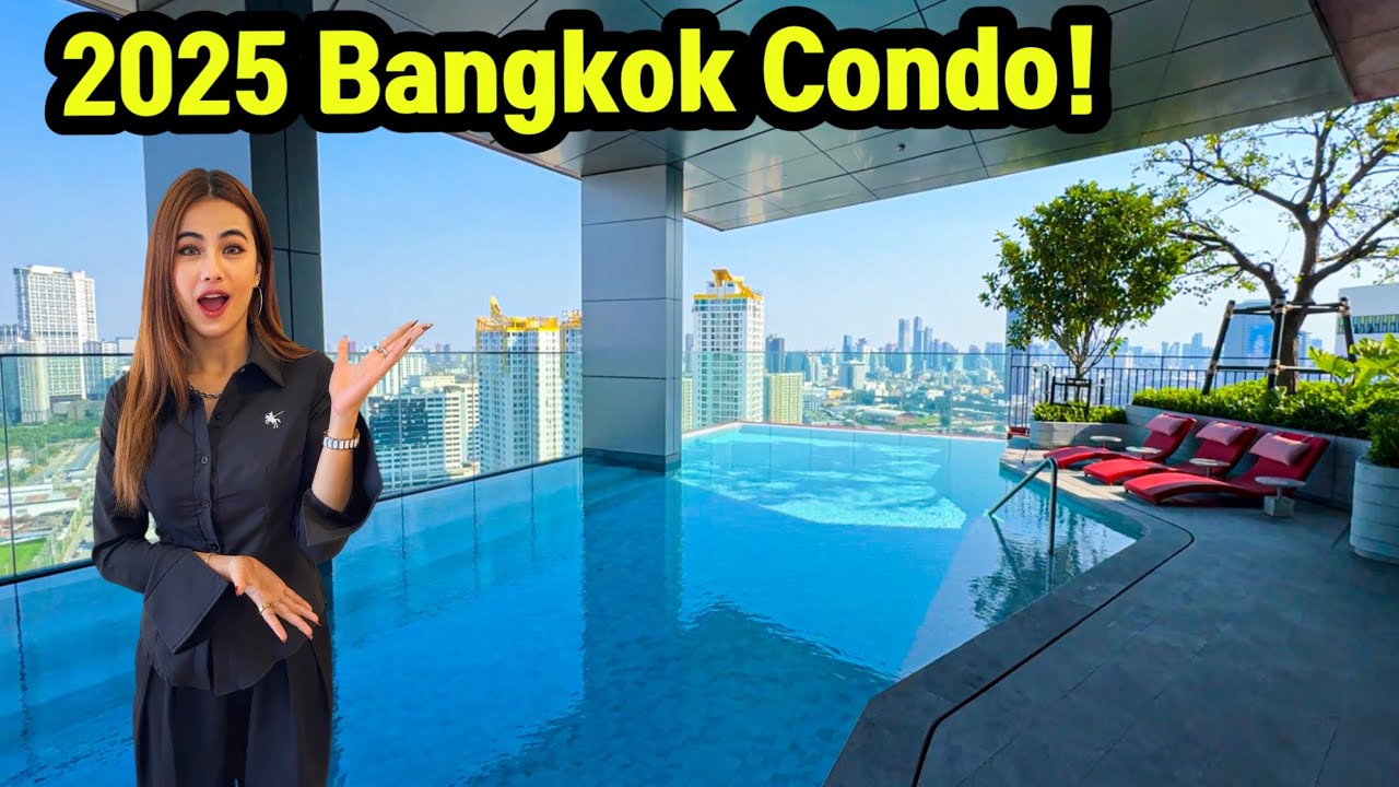 “Great City Views!” 2025 Brand New Bangkok Condo in Central Rama 9
