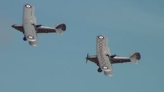 Hawker Hind and Demon at Old Warden 5th August 2012