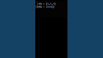 How To Convert Tuple To List In Python