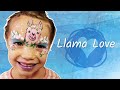 Llama love- FACE PAINTING tutorial