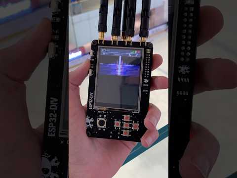 ESP32-DIV in Action 📡 #cybersecurity #esp32 #gadgets