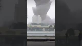 Libya The most powerful tornado "Daniel" reached Libya. Tornado pre caused terrible floods in Greece