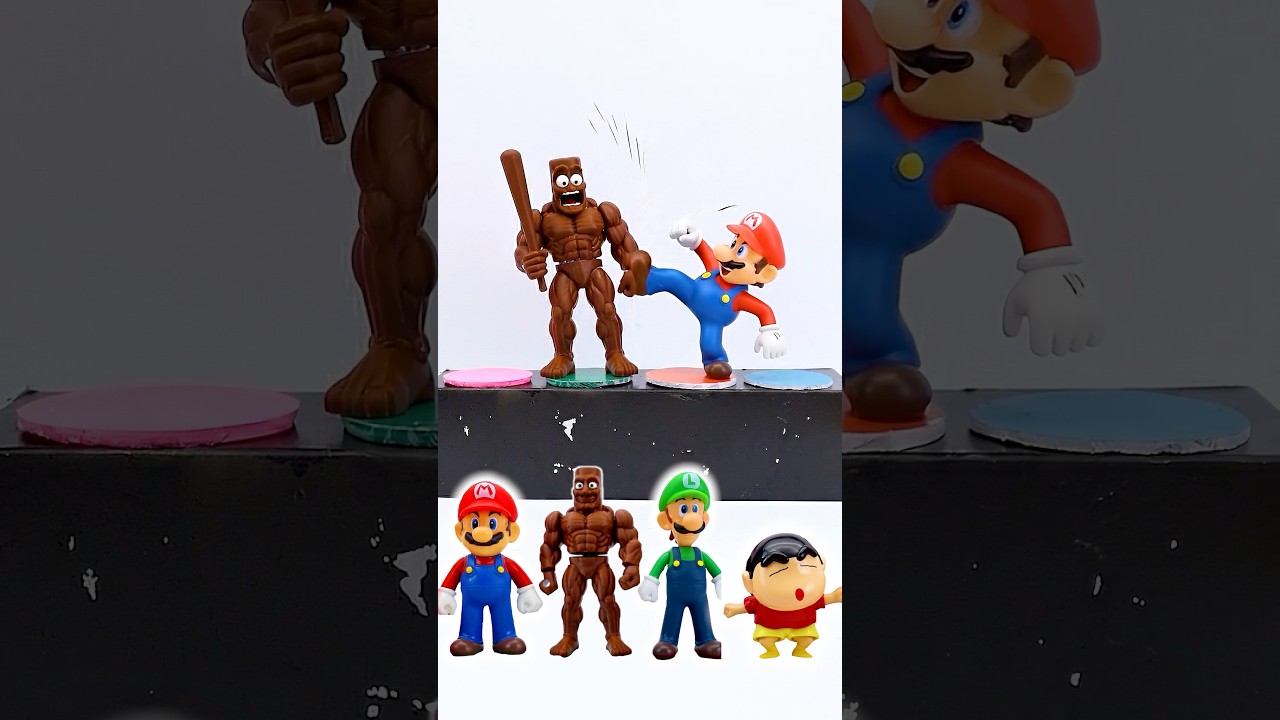 Satisfying Super Mario Bros Toys | Super Mario Bros Collection Review ASMR #short #toy