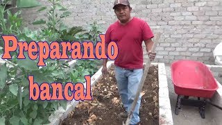 Preparando bancal