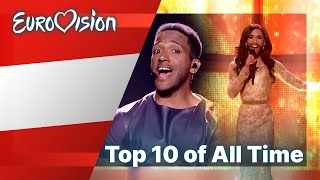 Top 10 ESC Songs Ever: Austria | Best Austrian Eurovision Songs