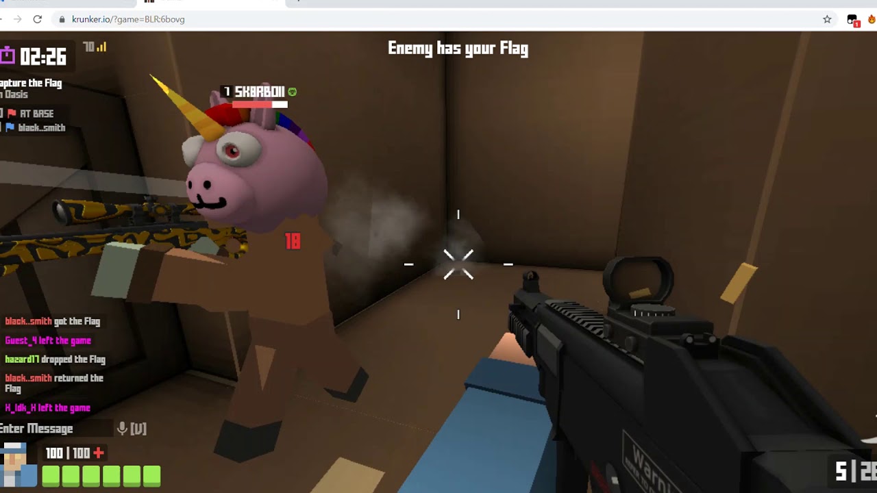 Krunker Io Cheat Gameplay In V 2 3 8 Youtube