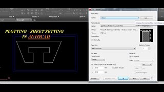 PLOTTING IN AUTOCAD