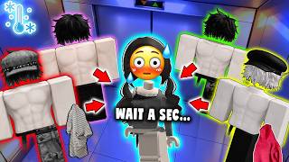 🔥 I Got Stuck in an Elevator With the 4 Hottest Boys at School... For 7 Hours 👦🏼  TTS Roblox Story