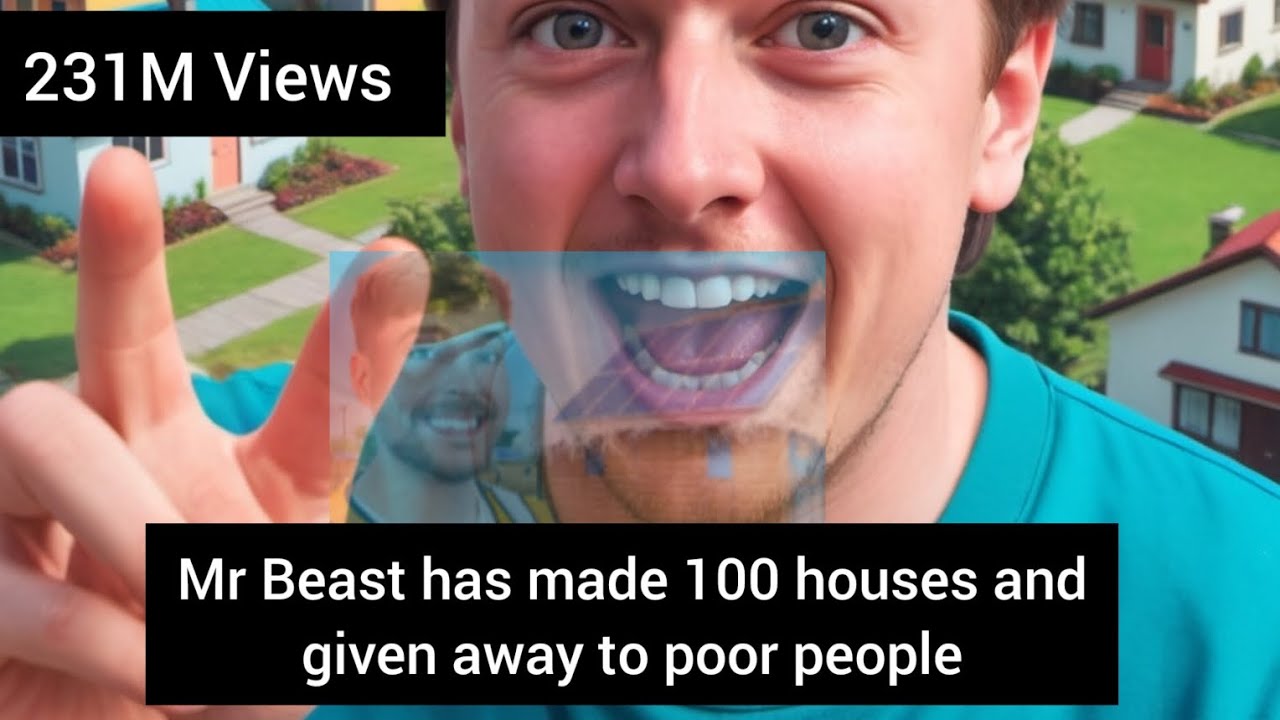 Mr Beast Made 100 houses for Poor People and gave away |Mr beast videos ...