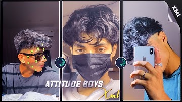 NEW ATTITUDE BOYS VIDEO XML 💀☠️ ||NEW ALIGHT MOTION VIDEO EDITING 🎟️🔗 