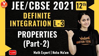Definite integration properties by vedantu. class 12 neha agrawal
ma’am. integrals vedantu...