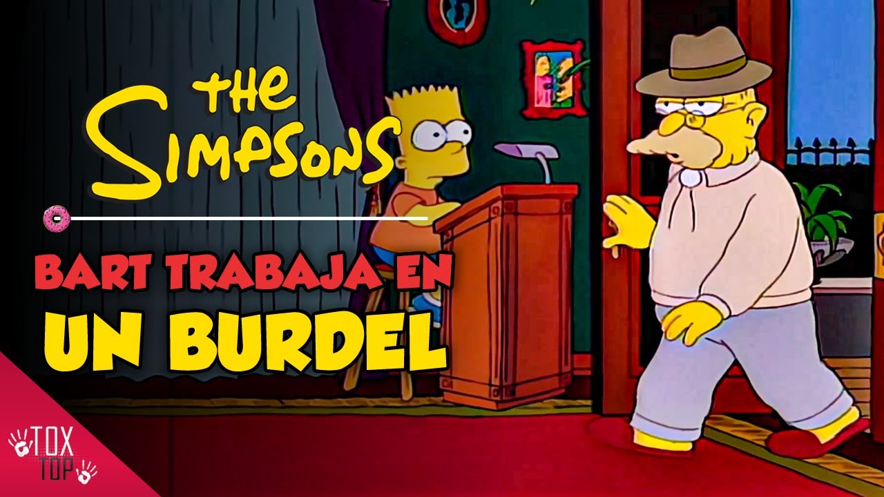 Abuelo simpson casa de burlesque