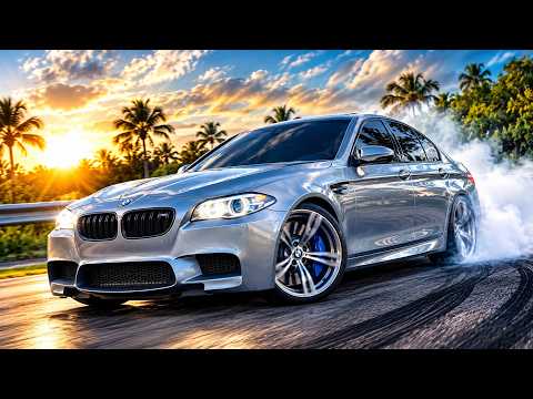 Pushing my BMW M5 To The Limits after installing new axle. Drifting every corner.