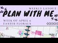 Easter Florals // Plan with Me: Happy Planner Bullet Journal Layout | Plans by Rochelle