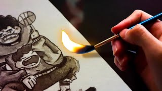 how to paint smoke with watercolor 4