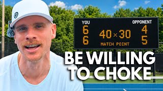 Here Is Why You Should Risk Choking Every Match