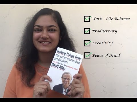 Getting Things Done: The Art of Stress-free Productivity | Book Summary by Madhuri Varma