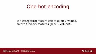 Using One-Hot Encoding