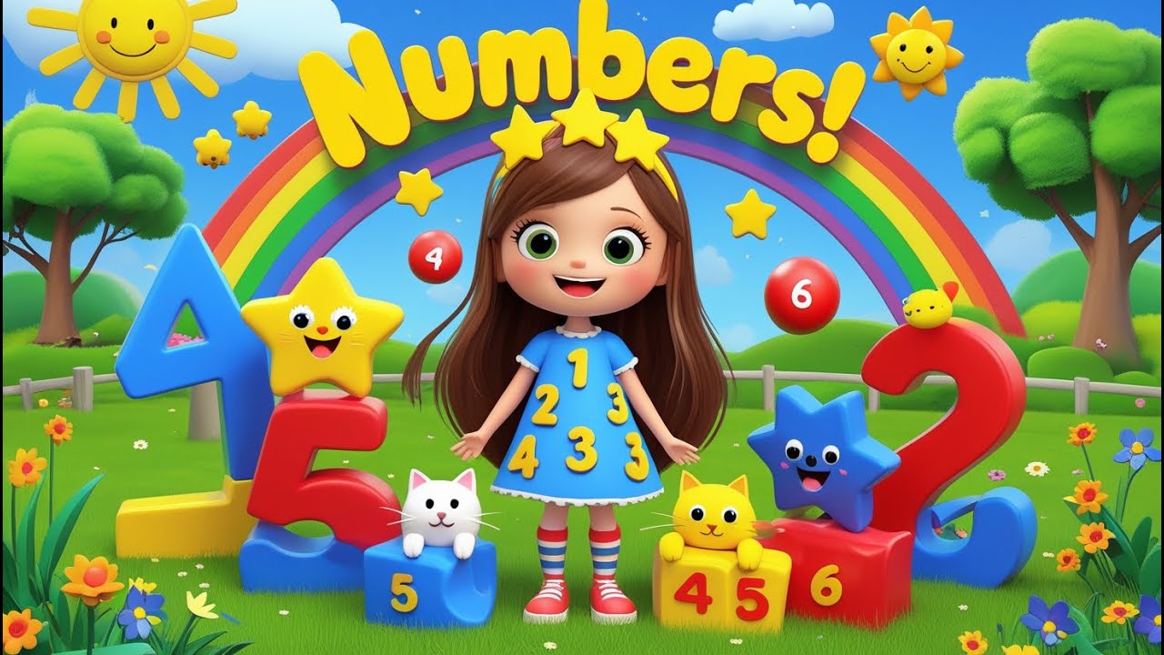 Numbers Song for Babies | Happy Counting Dance with Miss Sunny!